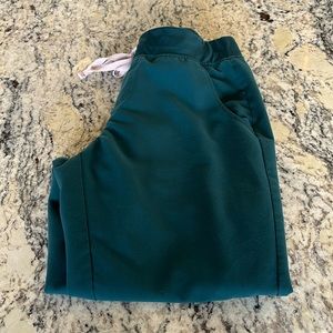 In great condition. Figs Caribbean blue Zamora jogger. Petite Medium